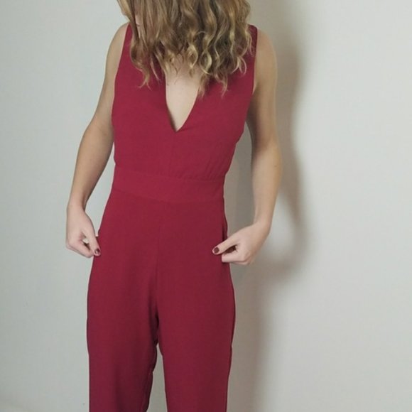 Red Jumpsuit - Picture 3 of 5